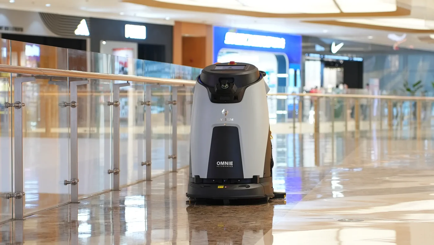 Reinigungsroboter im Einzelhandel