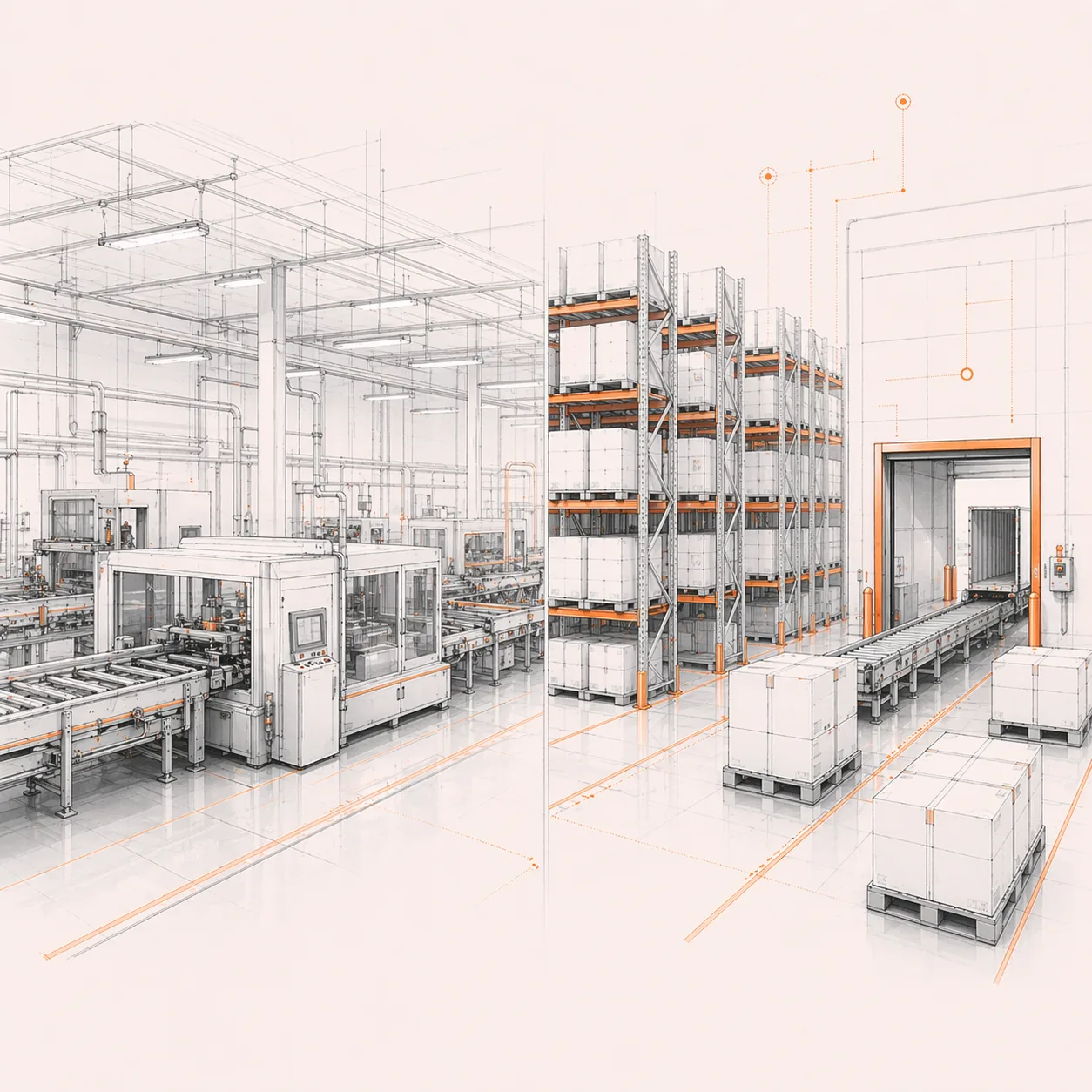 Industrie und Logistik